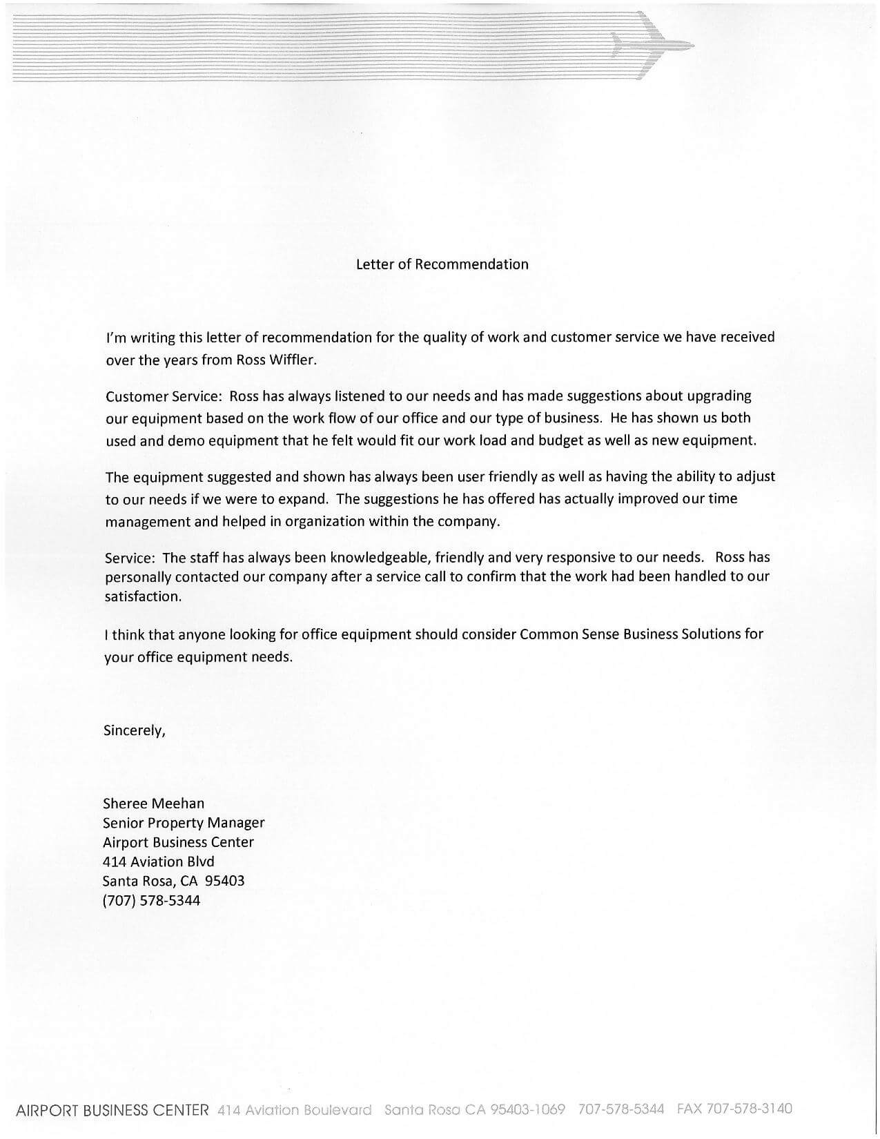 Testimonial Letters | Common Sense Business Solutions With Business Testimonial Template