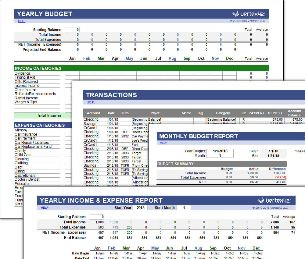 The Best Excel Budget Template And Spreadsheets In Annual Business Budget Template Excel