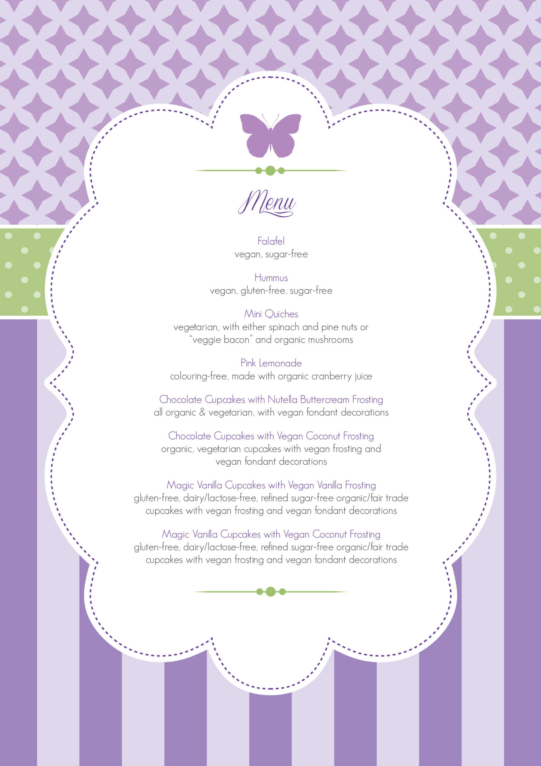 The Complete Blessingway Round Up (With Lots Of Free Pertaining To Baby Shower Menu Template