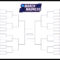 The Printable March Madness Bracket For The 2019 Ncaa Tournament For Blank Ncaa Bracket Template