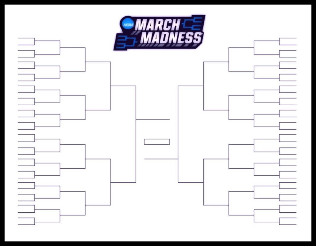 The Printable March Madness Bracket For The 2019 Ncaa Tournament Regarding Blank March Madness Bracket Template