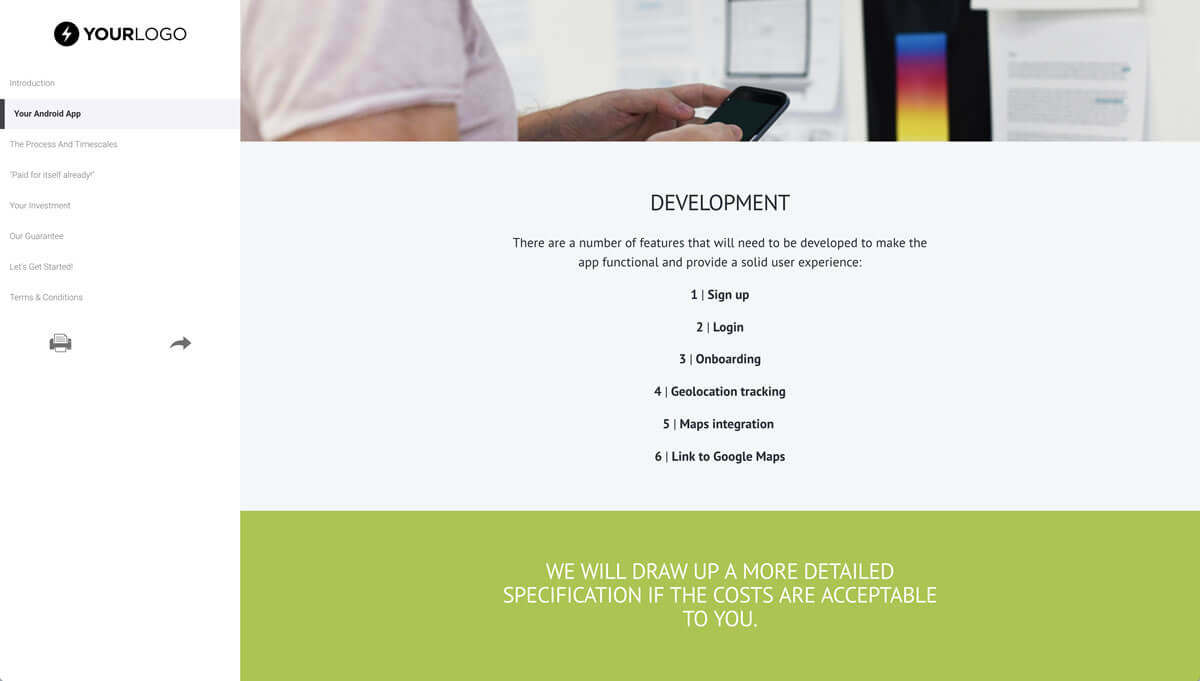 This [Free] Android Mobile App Development Proposal Template For App Proposal Template