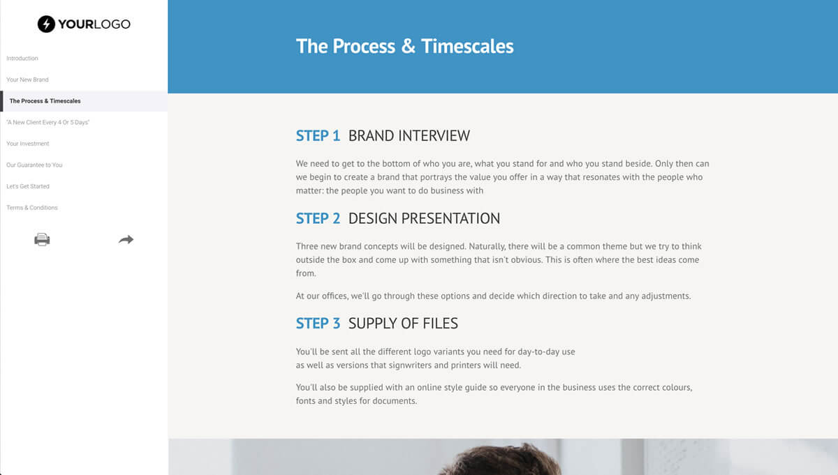 This [Free] Brand Design Proposal Template Won $36M Of Business Inside Branding Proposal Template