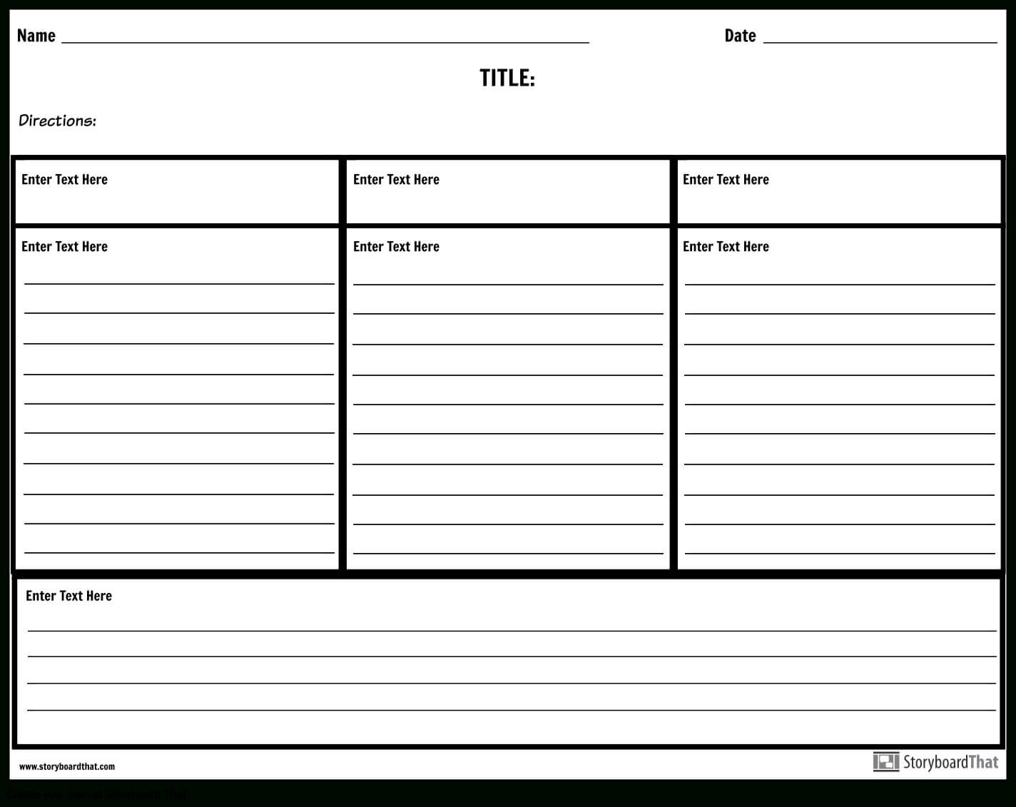 Three Column Notes With Lines Storyboardworksheet Templates In 3 Column Notes Template