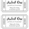 Ticket Clipart Template With Blank Admission Ticket Template
