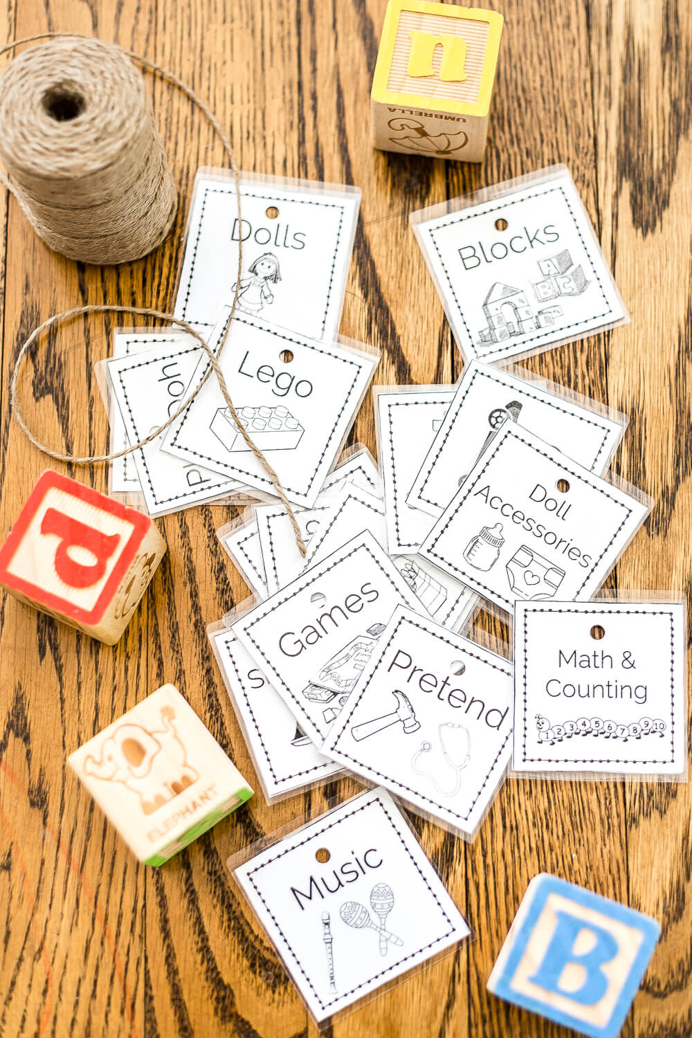 Toy Organization Printable Labels And Playroom Storage Intended For Bin Labels Template