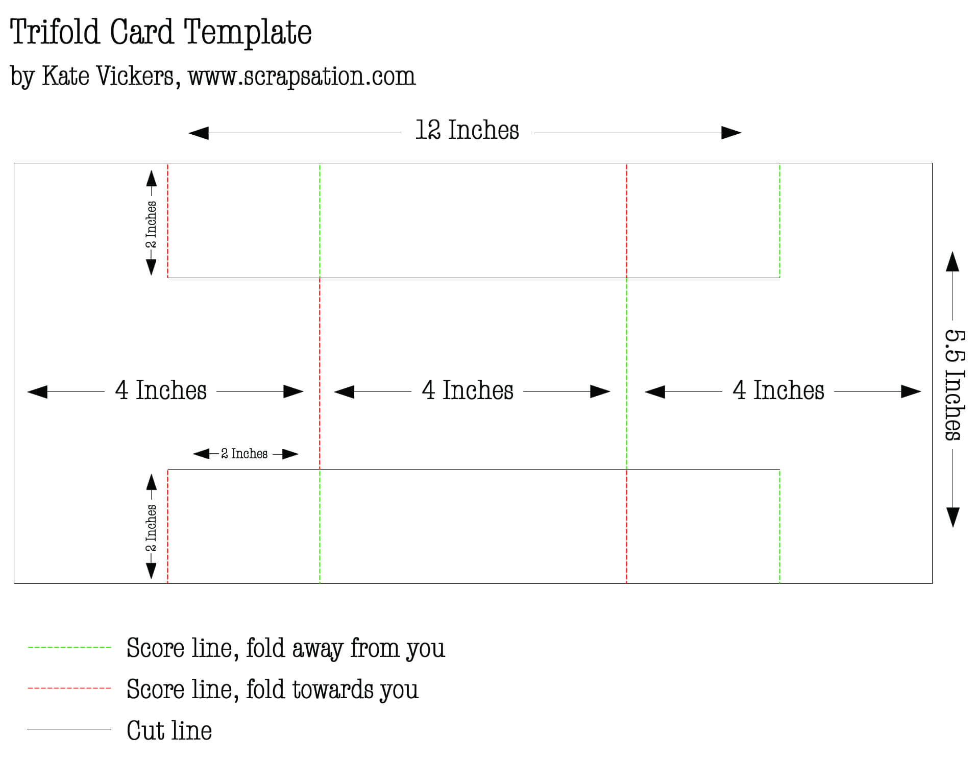 Tri Fold Christmas Card Template ] – The Card Will Explain With Regard To Card Folding Templates Free