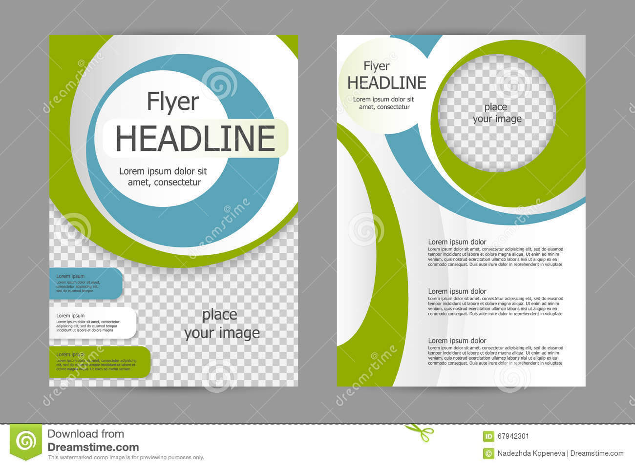 Vector Flyer Template Design Stock Vector – Illustration Of Intended For Apartment For Rent Flyer Template Free