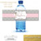 Vintage Princess Baby Girl Shower, Crown, Pink Gray Dots, Printable Water  Bottle Labels Throughout Baby Shower Bottle Labels Template