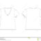 White V Neck T Shirt Stock Vector. Illustration Of Back With Regard To Blank V Neck T Shirt Template