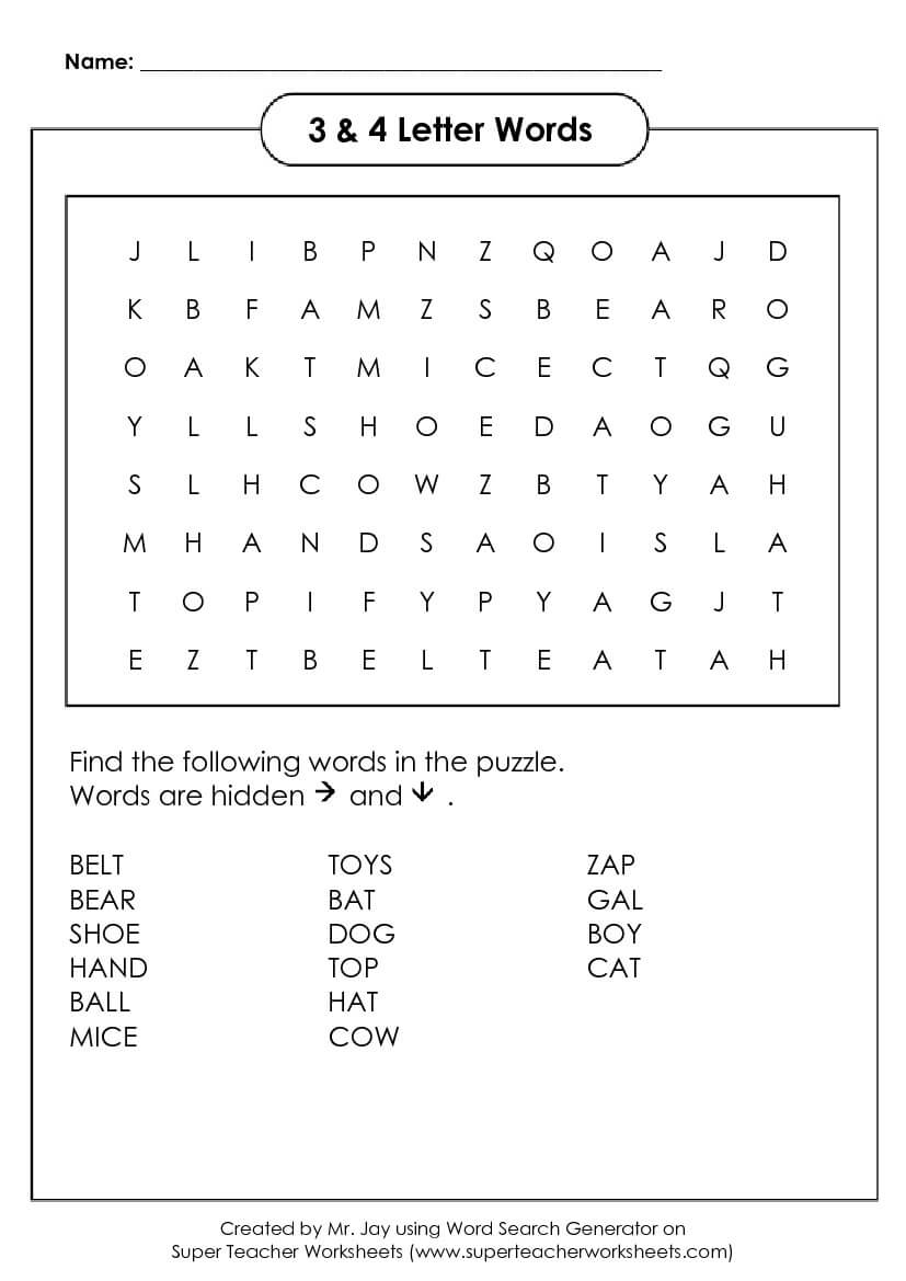 Word Search Puzzle Generator Intended For Blank Word Search Template Free