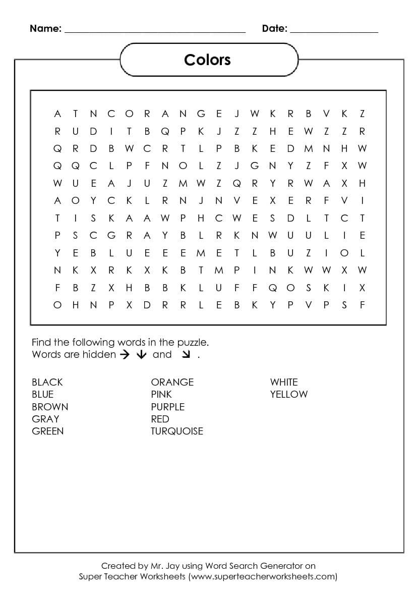 Word Search Puzzle Generator Regarding Blank Word Search Template Free